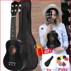 21" Brand new Black 4 string ukulele (mini guitar)