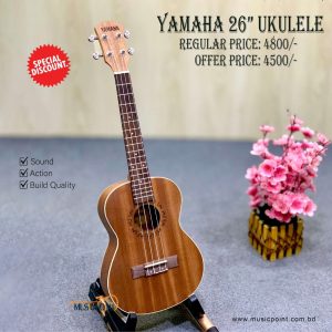 26" Brand new Ukulele with bag+pick+Belt