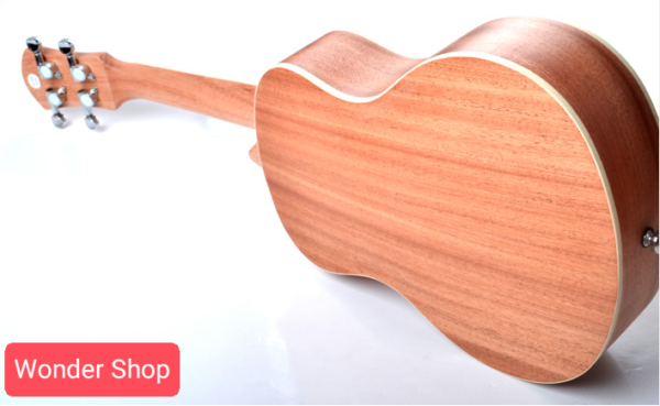 26" wooden colour 4 string Ukulele mini guitar - Image 4