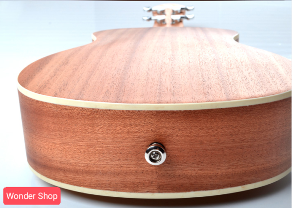 26" wooden colour 4 string Ukulele mini guitar - Image 6