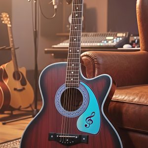 Brand New Coffee colour Semi electric guitar