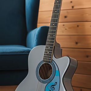 Brand new Ash colour stylish semi electric guitar