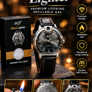 Perfect quality Watch gas lighter for Men