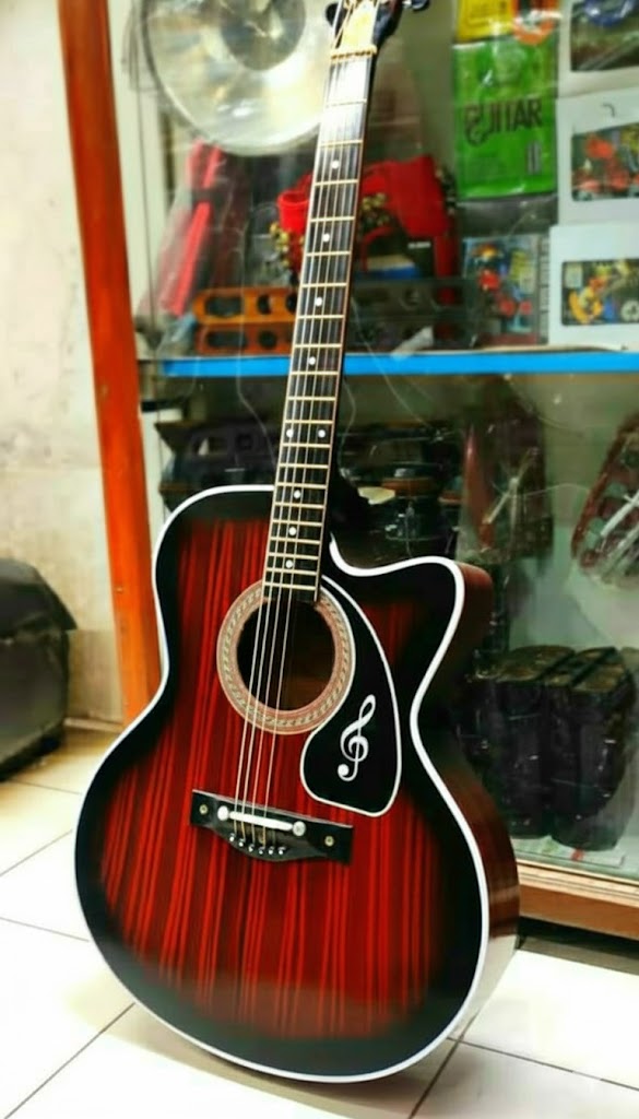 Brand New Coffee colour Semi electric guitar - Image 4