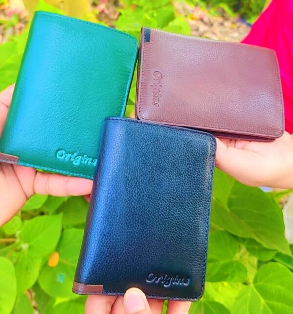 100% Pure Leather Wallet money bag - Image 8