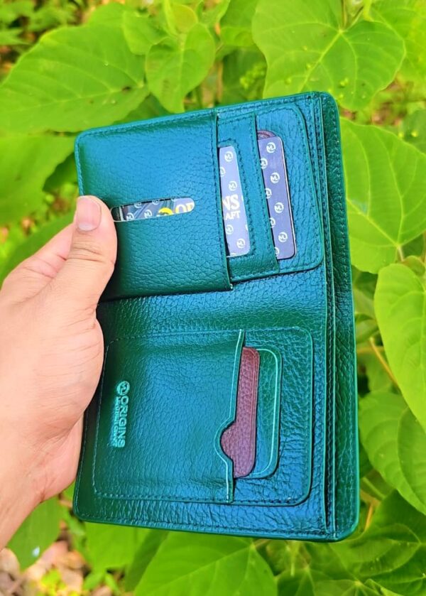 100% Pure Leather Wallet money bag - Image 4