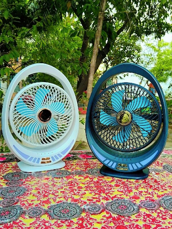 3 in One AC and DC system Rechargeable Fan - Image 3