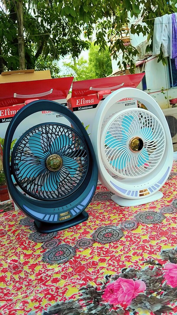 3 in One AC and DC system Rechargeable Fan - Image 6