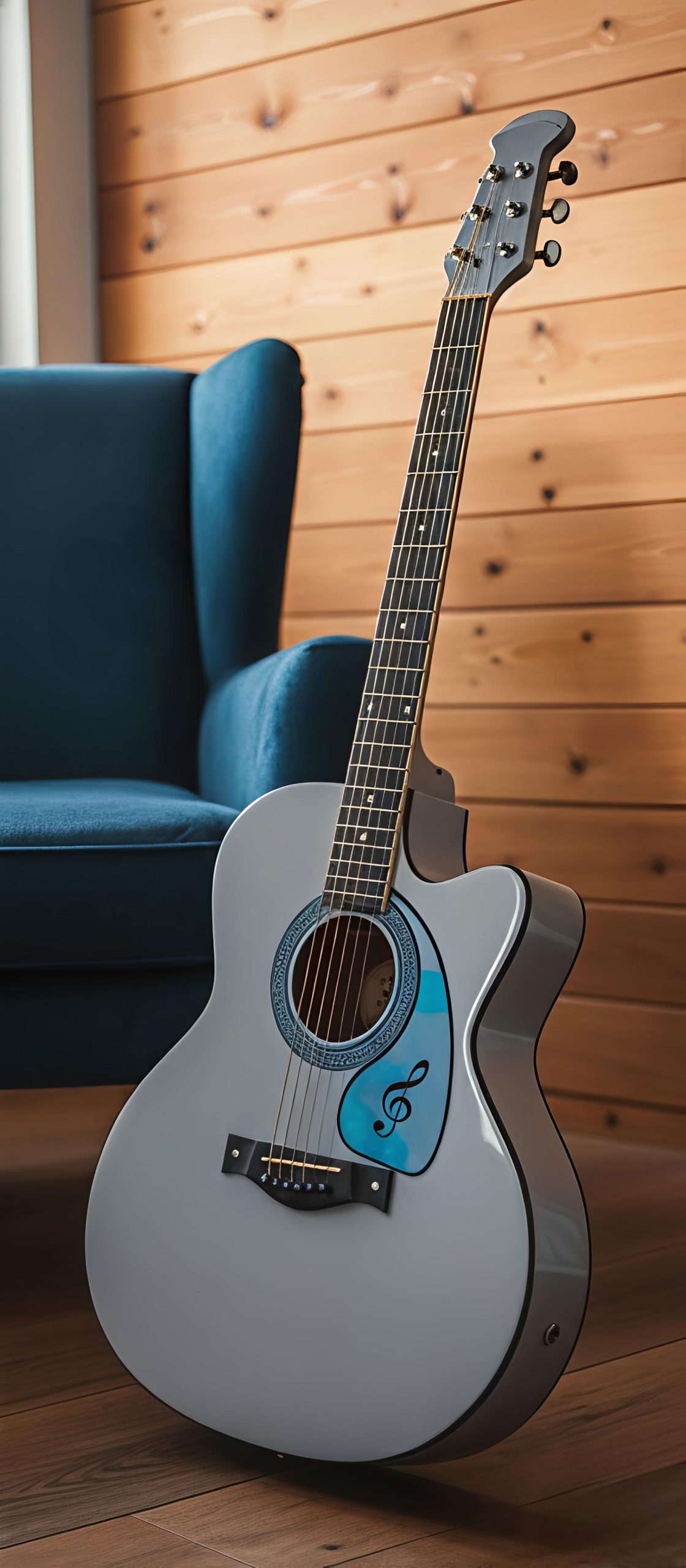 Brand new acoustic+semi electric pure Black guitar - Image 8