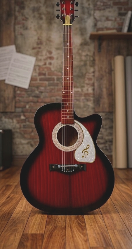 Brand new Acoustic+semi electric guitar - Image 6