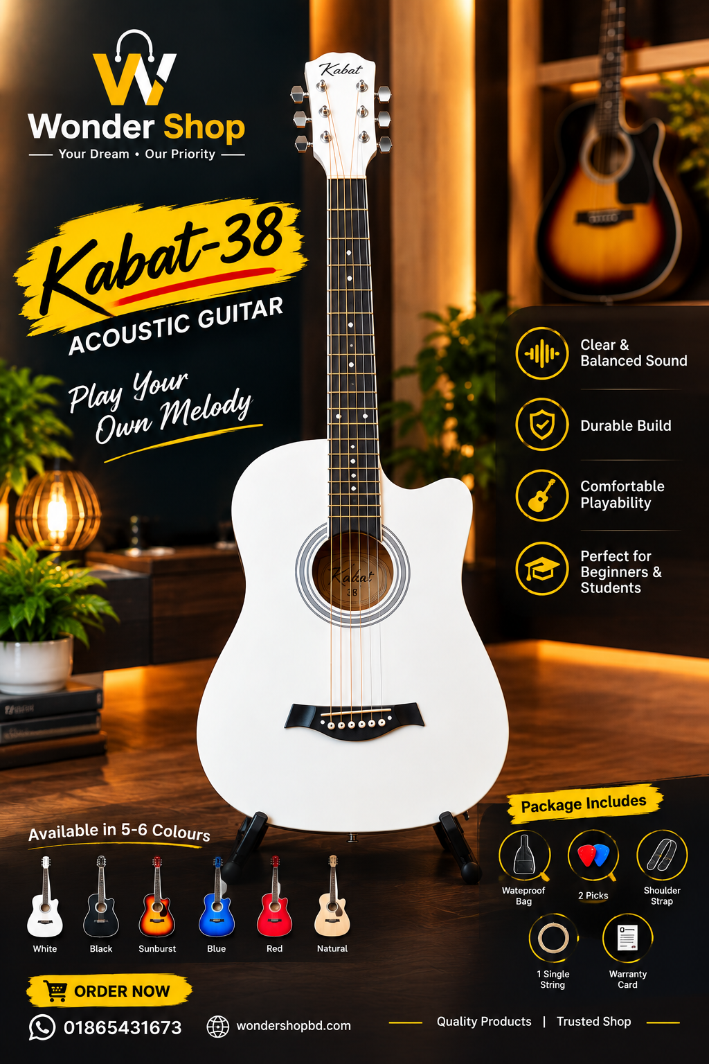 Kabat-38 super quality guitar - Image 3
