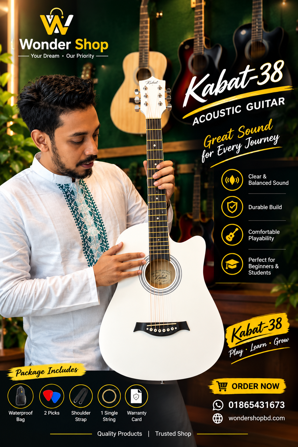Kabat-38 super quality guitar - Image 4
